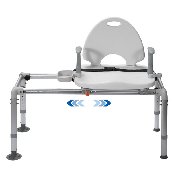 SMAGREHO Heavy Duty Sliding Transfer Bench, Bathtub Shower Chair and